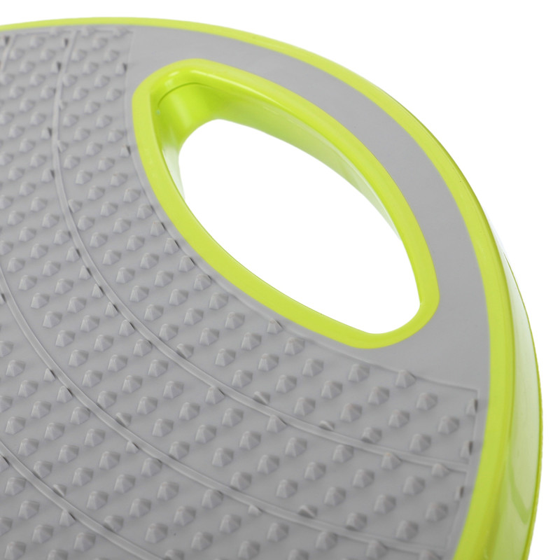 Диск балансувальний балансборд BALANCE BOARD Zelart FI-9664 42х9см салатовий-сірий