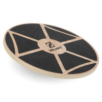 Диск балансувальний балансборд дерев'яний WOOD BALANCE BOARD Zelart FI-9665 39x7,5см чорний