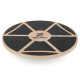 Диск балансувальний балансборд дерев'яний WOOD BALANCE BOARD Zelart FI-9665 39x7,5см чорний