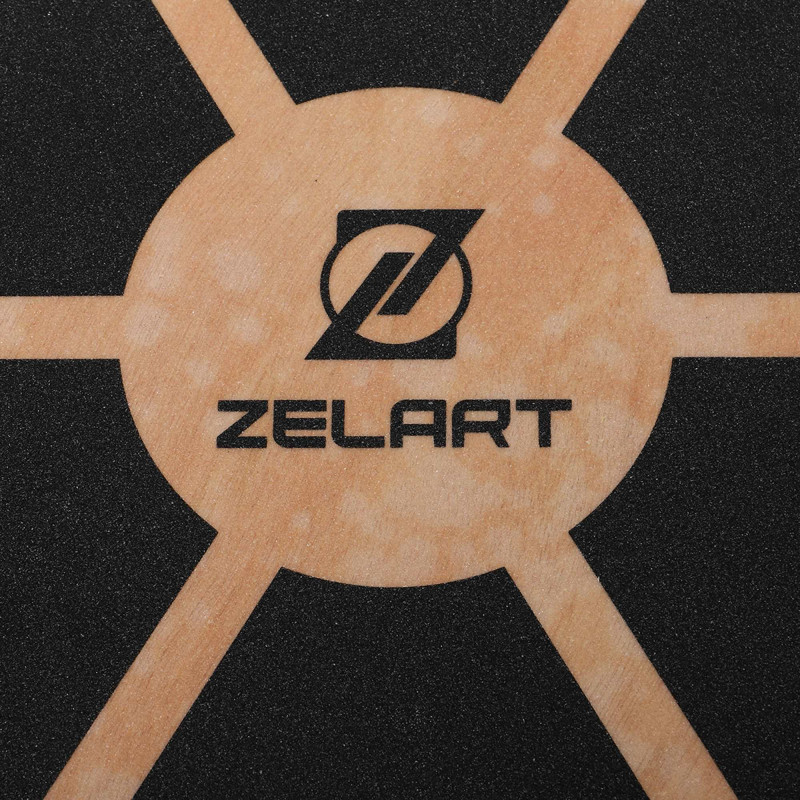 Диск балансувальний балансборд дерев'яний WOOD BALANCE BOARD Zelart FI-9665 39x7,5см чорний