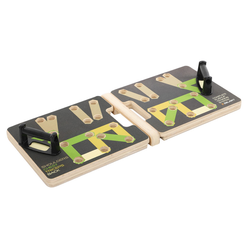 Дошка для віджимань з упорами 14в1 Zelart FI-9667 95x39х4см