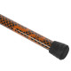 Бодібар Body Bar розбірний 3-х секційний Zelart FI-9994-10 вага 10кг чорний-коричневий