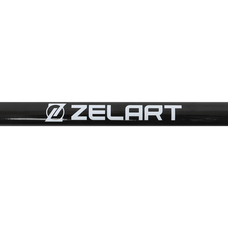 Бодібар Body Bar розбірний 3-х секційний Zelart FI-9994-4 вага 4кг чорний-блакитний