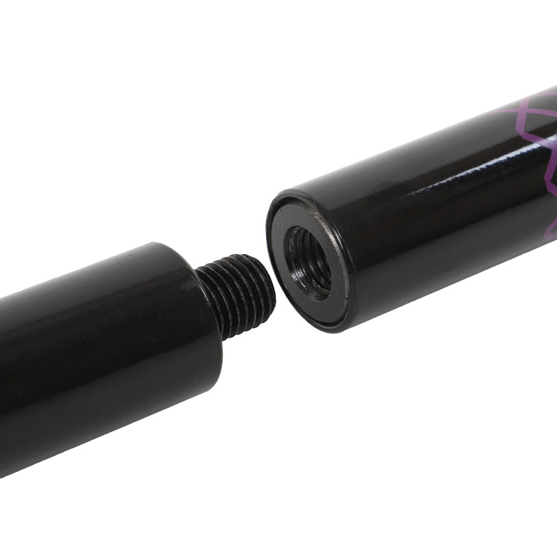 Бодібар Body Bar розбірний 3-х секційний Zelart FI-9994-8 вага 8кг черный-фиолетовый