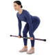 Бодібар Body Bar розбірний 3-х секційний Zelart FI-9994-8 вага 8кг черный-фиолетовый