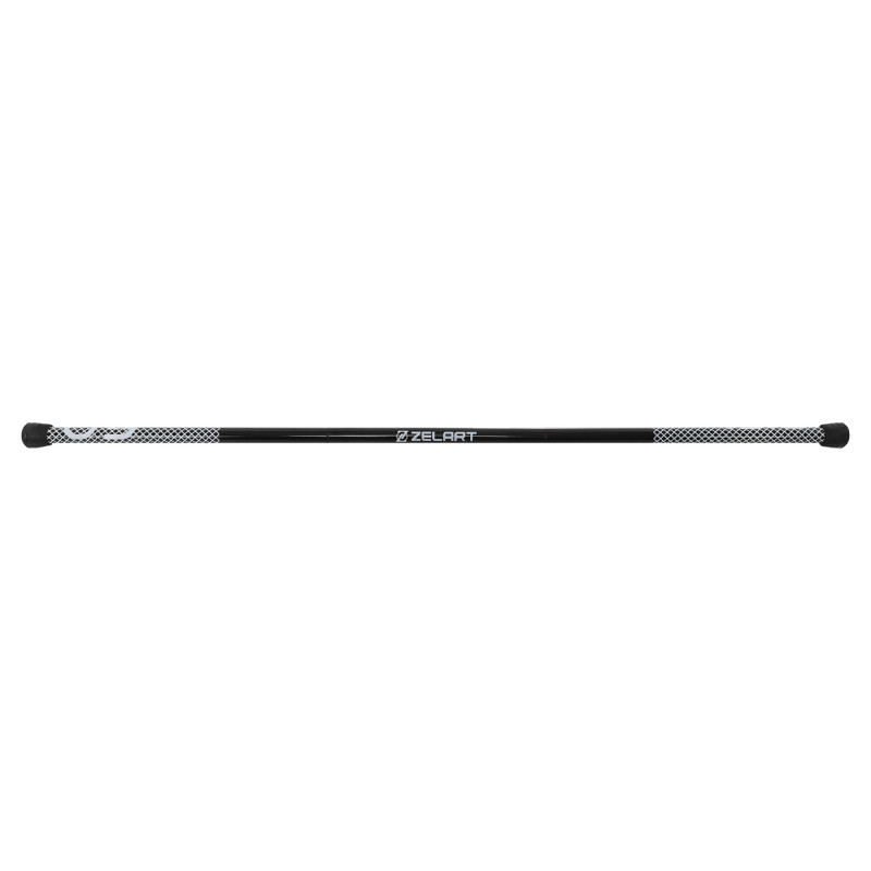 Бодібар Body Bar розбірний 3-х секційний Zelart FI-9994-9 вага 9кг чорний-білий