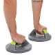Упори для віджимань поворотні 2штуки Zelart FI-9997 PUSH-UP Stand 20x2,2x8,2см сірий-салатовий