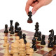 Шахи настільна гра дерев'яні ZOOCEN FL1230 розмір 29,5см x 29,5см x 2,75см
