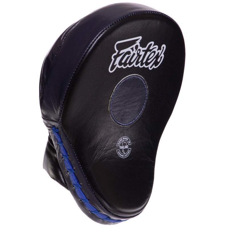 Лапа боксерська зігнута тренувальна шкіра FAIRTEX FMV9 24x19x5см 2штуки кольори в асортименті