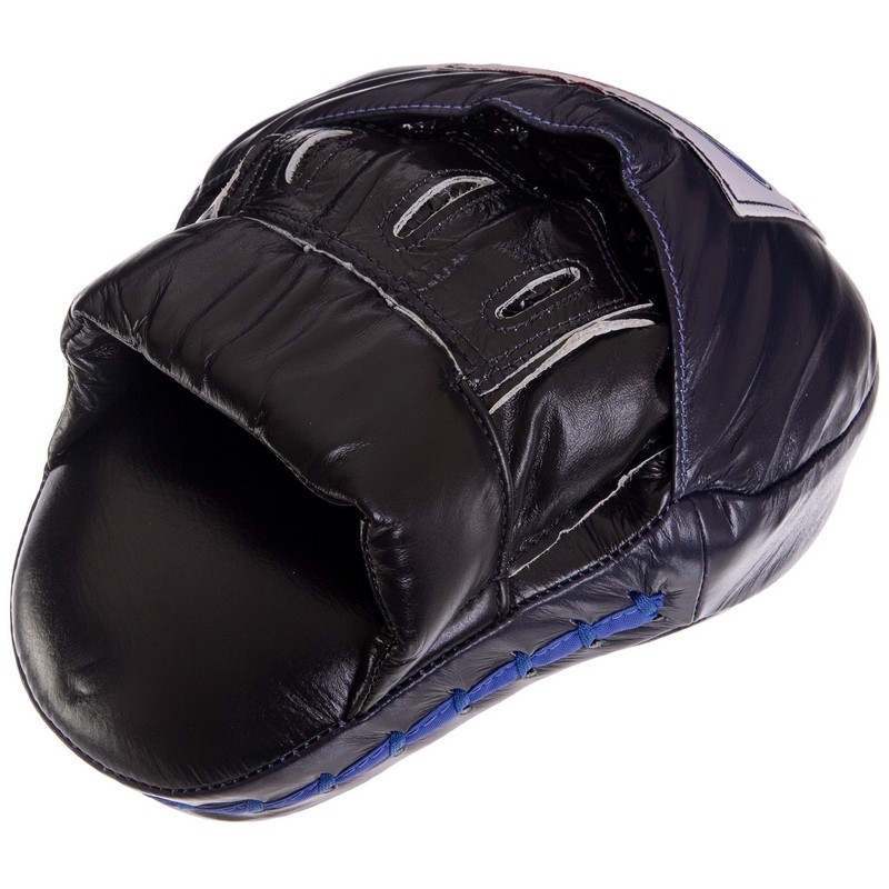 Лапа боксерська зігнута тренувальна шкіра FAIRTEX FMV9 24x19x5см 2штуки кольори в асортименті