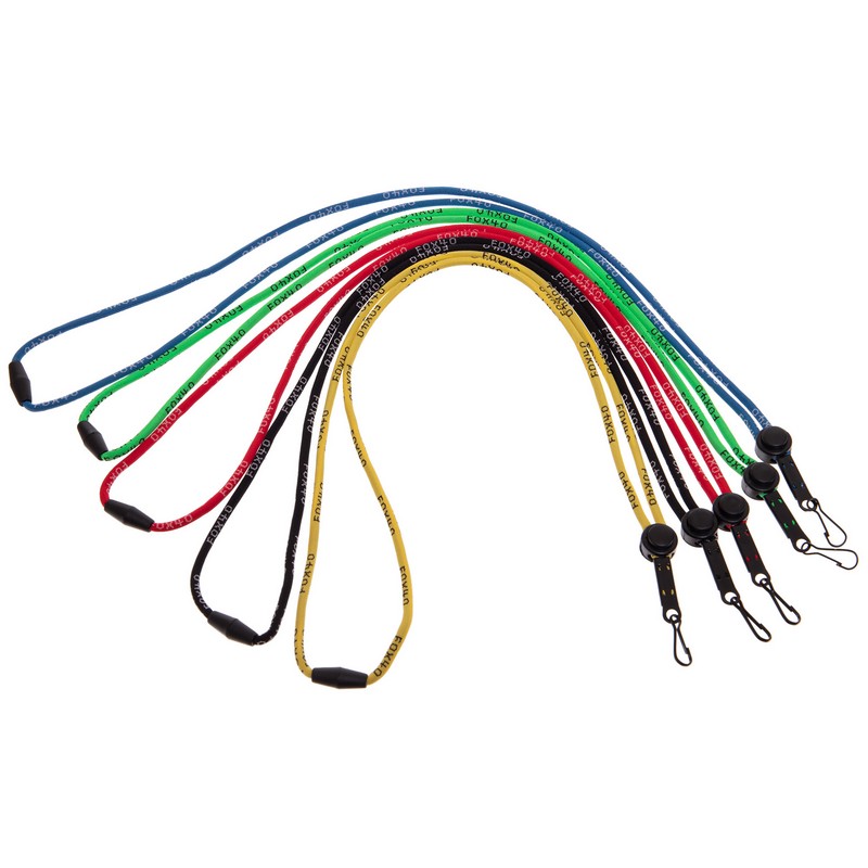 Шнурок-ремінець для свистка з карабіном BREAKAWAY LANYARDS FOX40-100 40см кольори в асортименті