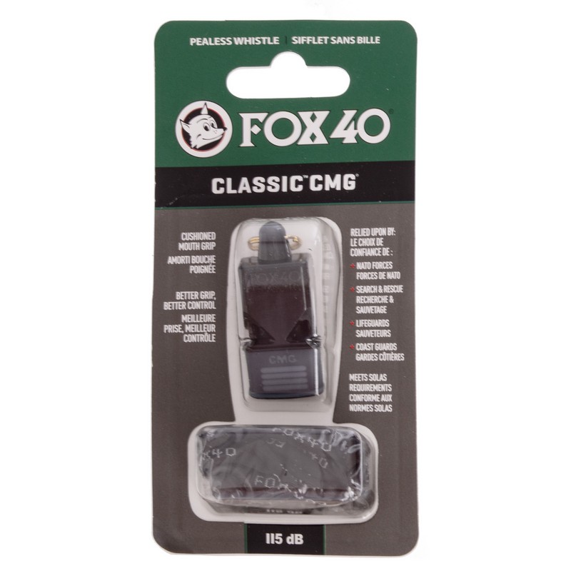 Свисток спортивний суддівський пластиковий зі шнурком Classic CMG FOX40Classic кольори в асортименті