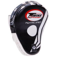 Лапа боксерська вигнута тренувальна шкіра TWINS FPML10-43 25x19x9см 1штука кольори в асортименті