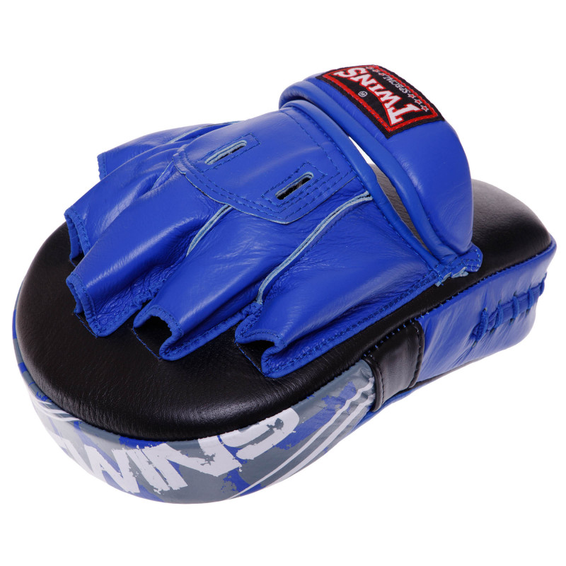 Лапа боксерська вигнута тренувальна шкіра TWINS FPML10-43 25x19x9см 1штука кольори в асортименті