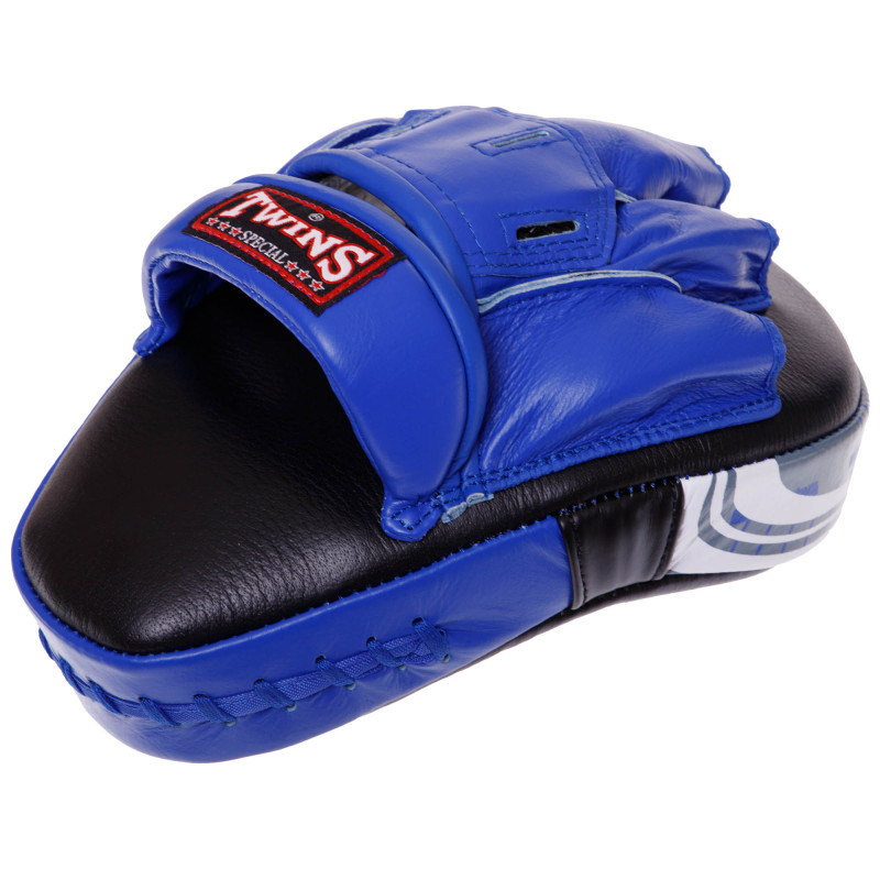 Лапа боксерська вигнута тренувальна шкіра TWINS FPML10-43 25x19x9см 1штука кольори в асортименті