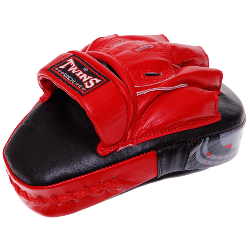 Лапа боксерська вигнута тренувальна шкіра TWINS FPML10-43 25x19x9см 1штука кольори в асортименті