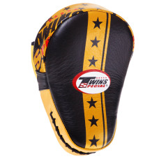 Лапа боксерська вигнута тренувальна шкіра TWINS FPML10-51 25x19x9см 1штука кольори в асортименті