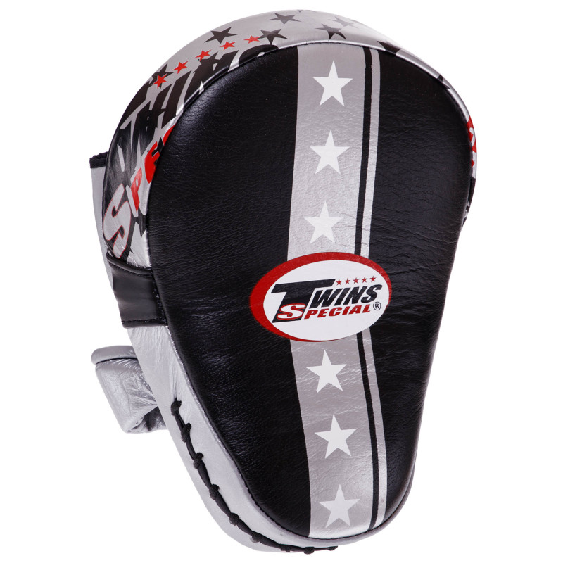 Лапа боксерська вигнута тренувальна шкіра TWINS FPML10-51 25x19x9см 1штука кольори в асортименті