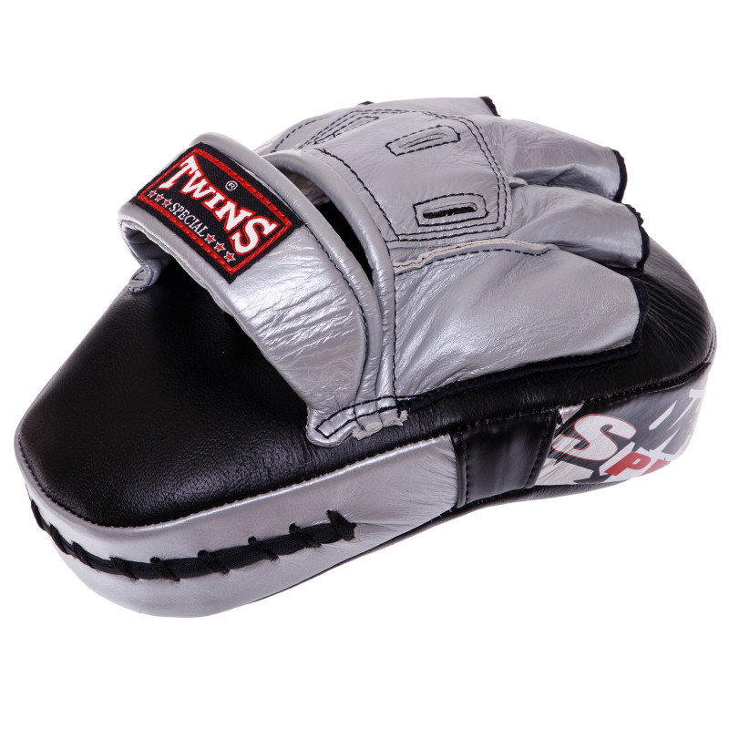 Лапа боксерська вигнута тренувальна шкіра TWINS FPML10-51 25x19x9см 1штука кольори в асортименті
