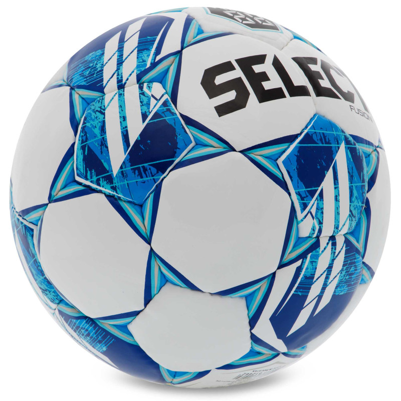 М'яч футбольний SELECT FUSION V23 FUSION-5WB №5 білий-синій