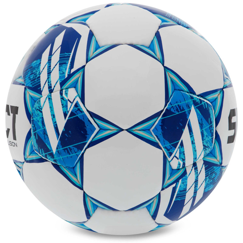 М'яч футбольний SELECT FUSION V23 FUSION-5WB №5 білий-синій