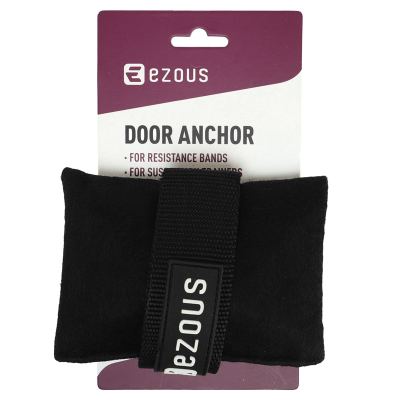 Дверний фіксатор Якір для еспандерів DOOR ANCHOR EZOUS G-02 чорний