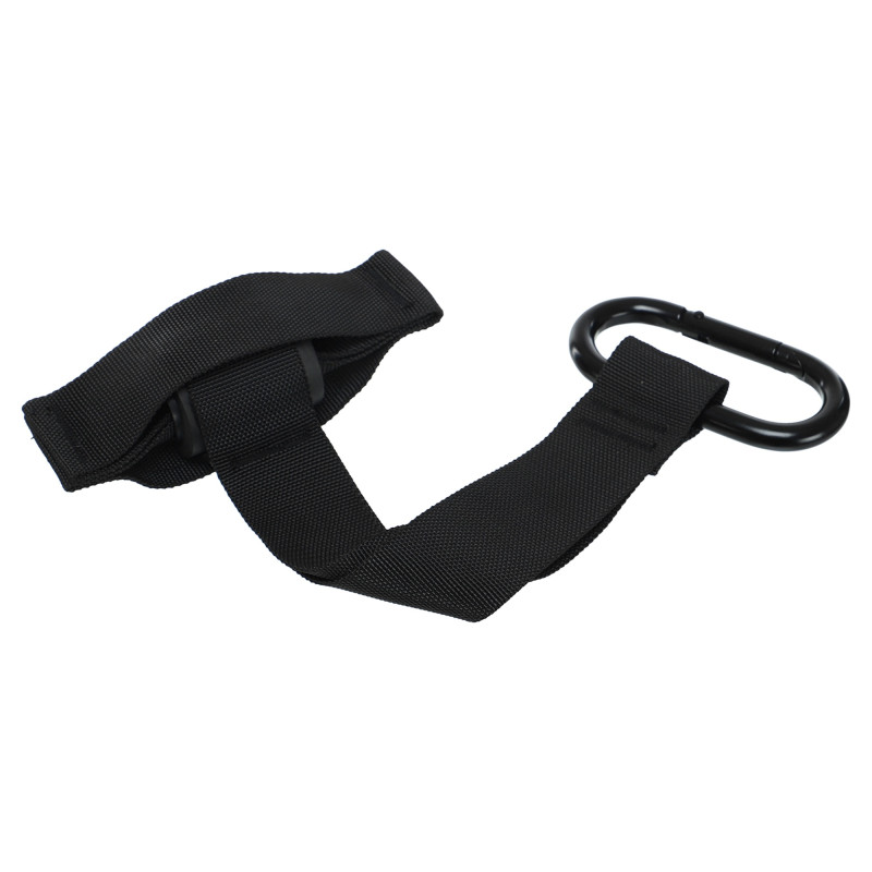 Дверний фіксатор Якір для еспандерів з карабіном DOOR STRAP EZOUS G-04 чорний