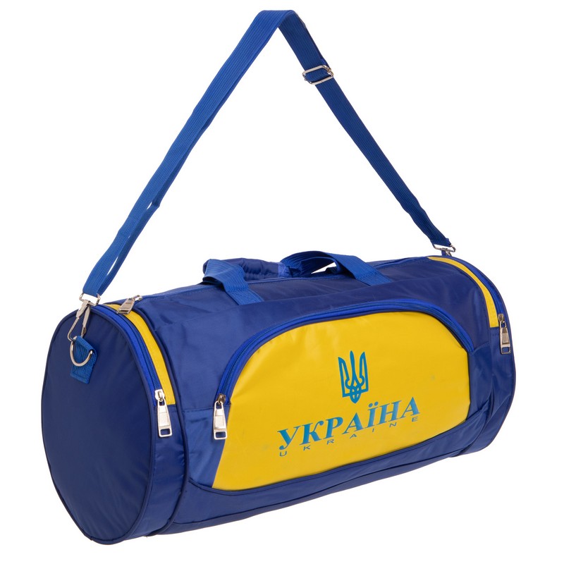 Сумка спортивна Бочонок SP-Sport GA-016-U синій-жовтий