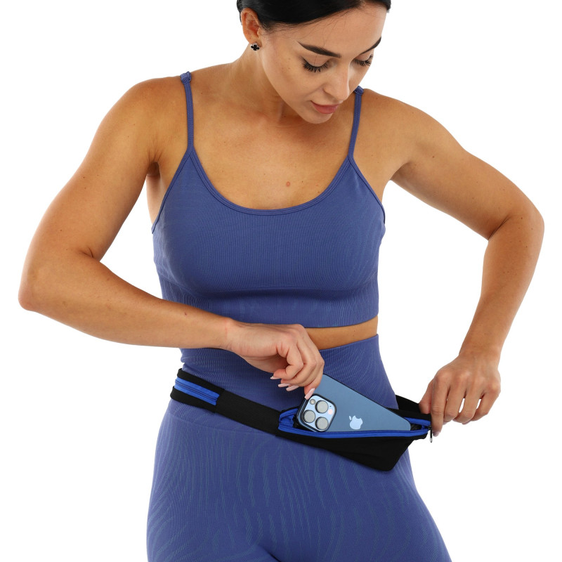 Сумка на пояс для бігу з двома відділеннями на блискавках SP-Sport GA-106 42х3см кольори в асортименті