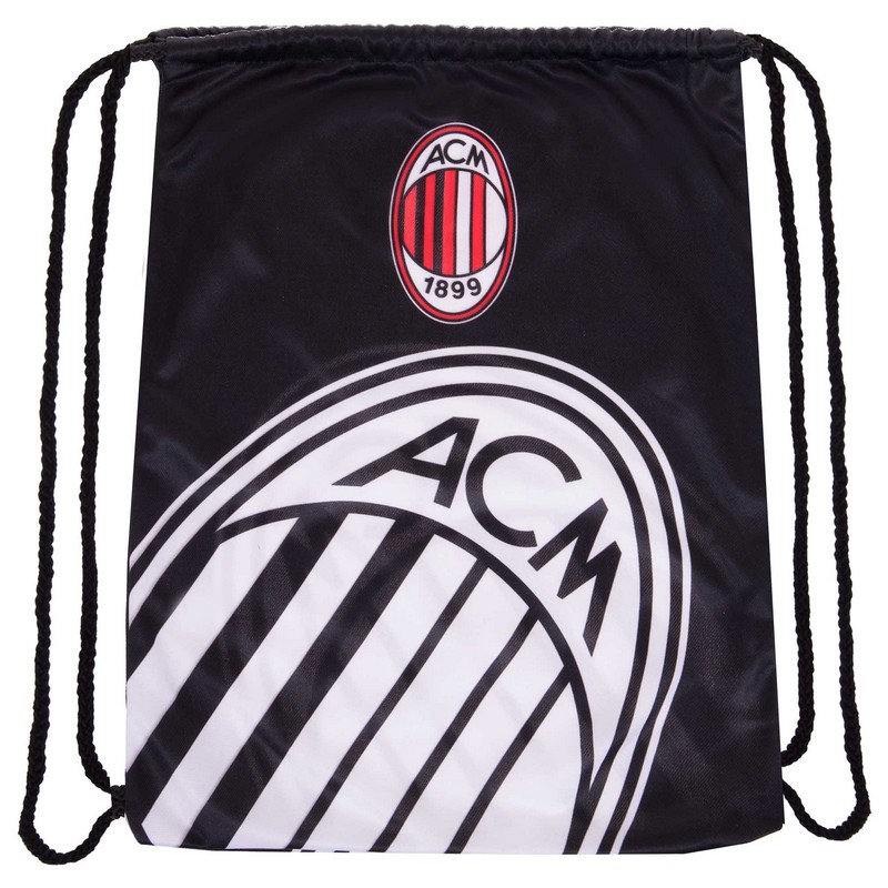Рюкзак-мішок SP-Sport GA-4433-4 AC MILAN 37х46см чорний-білий