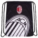 Рюкзак-мішок SP-Sport GA-4433-4 AC MILAN 37х46см чорний-білий