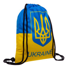Рюкзак-мішок SP-Sport UKRAINE GA-4433-UKR 37х46см жовтий-блакитний