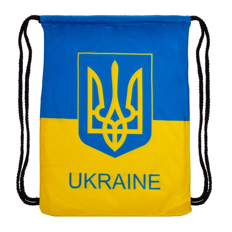 Рюкзак-мішок SP-Sport UKRAINE GA-4433-UKR 37х46см жовтий-блакитний