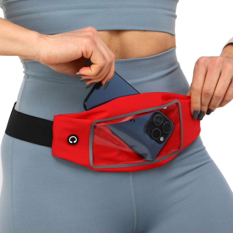 Сумка на пояс спортивна для бігу із сенсорним екраном RUNNING WAISTPACK SP-Sport GA-506 кольори в асортименті