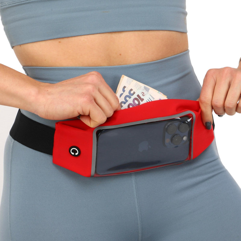 Сумка на пояс спортивна для бігу із сенсорним екраном RUNNING WAISTPACK SP-Sport GA-506 кольори в асортименті
