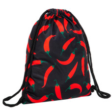 Рюкзак-мішок SP-Sport GA-5972 CHILI 46х37см чорний-червоний
