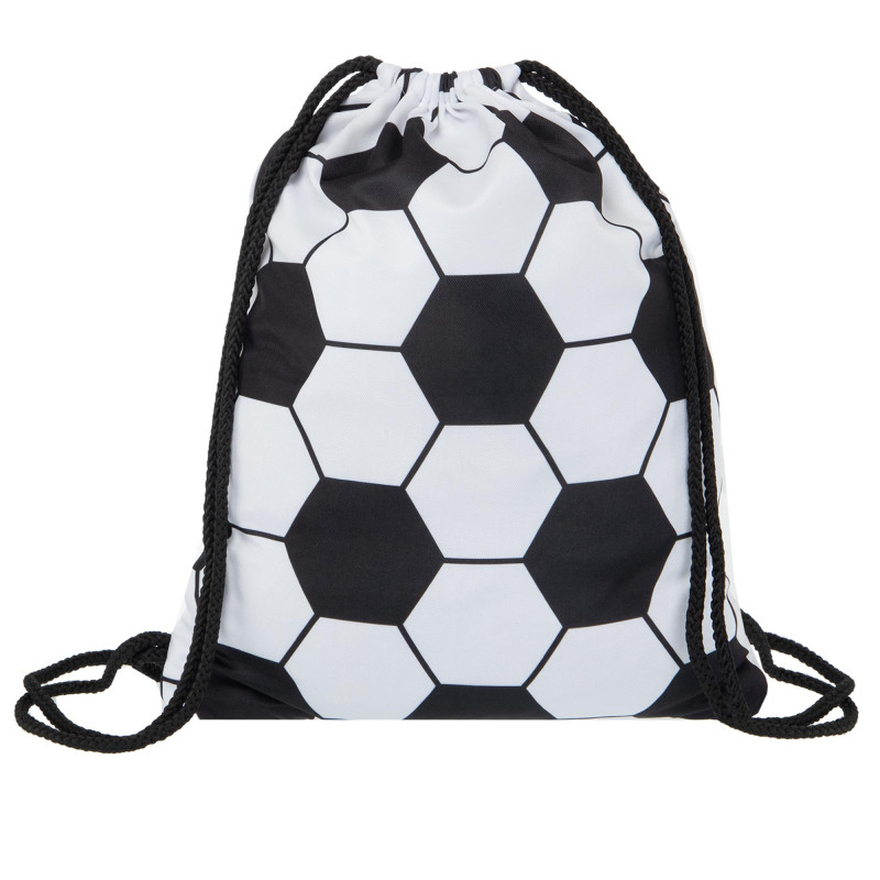 Рюкзак-мішок SP-Sport GA-5973 FUTBALL 46х37см чорний-білий