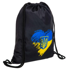 Рюкзак-мішок SP-Sport GA-5976 I LOVE UKRAINE 46х37см чорний