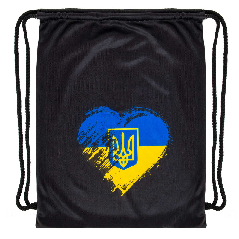 Рюкзак-мішок SP-Sport GA-5976 I LOVE UKRAINE 46х37см чорний