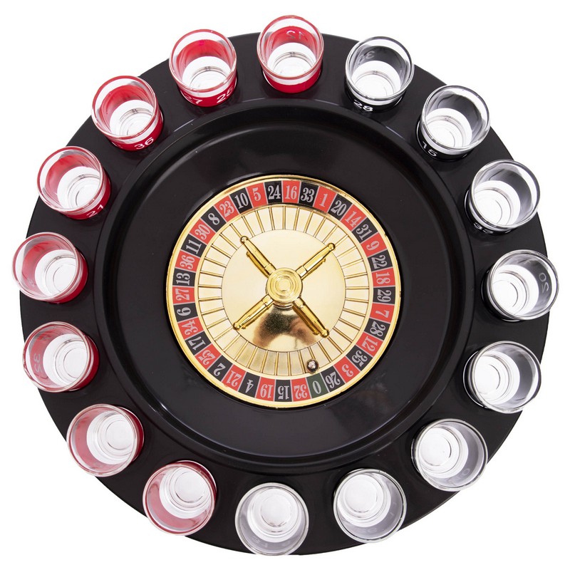 Настільна гра «П'яна рулетка» алко рулетка Drinking Roulette Set SP-Sport GB066-P 16 стопок