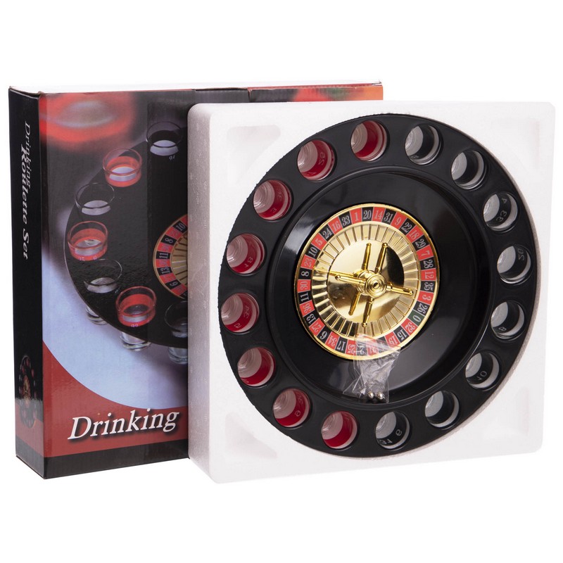 Настільна гра «П'яна рулетка» алко рулетка Drinking Roulette Set SP-Sport GB066-P 16 стопок
