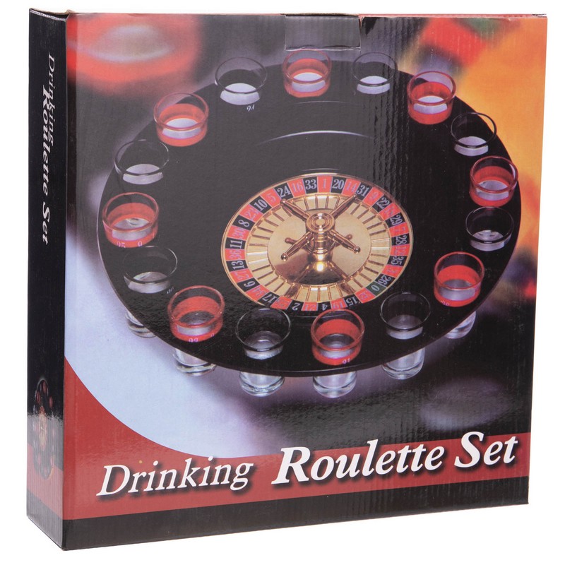 Настільна гра «П'яна рулетка» алко рулетка Drinking Roulette Set SP-Sport GB066-P 16 стопок