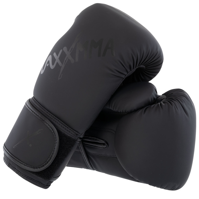 Боксерські рукавиці MAXXMMA GB10 10-12 унцій чорний