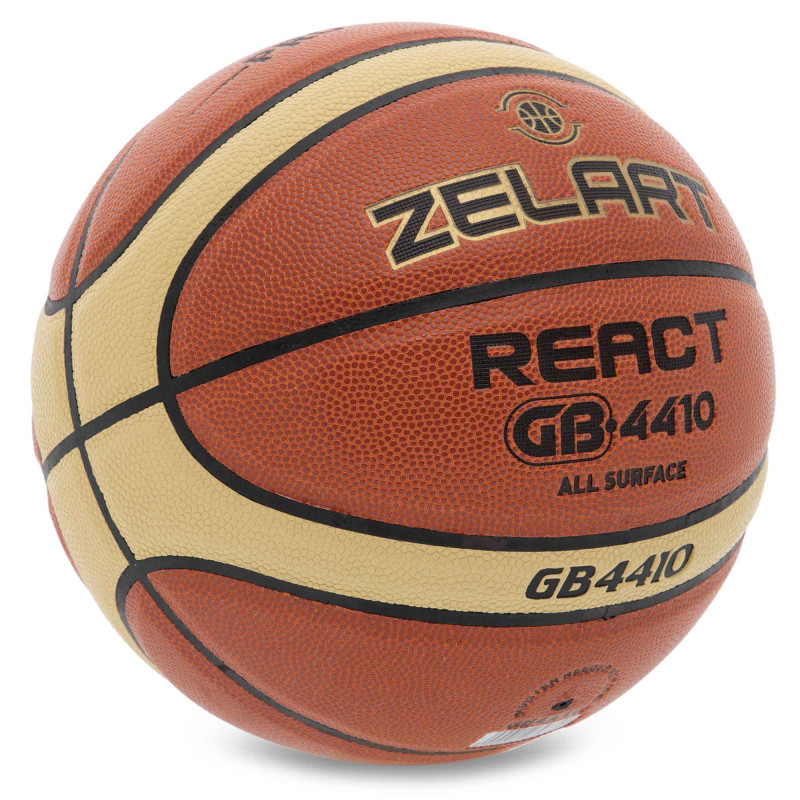 М'яч баскетбольний ZELART REACT GB4410 розмір 6