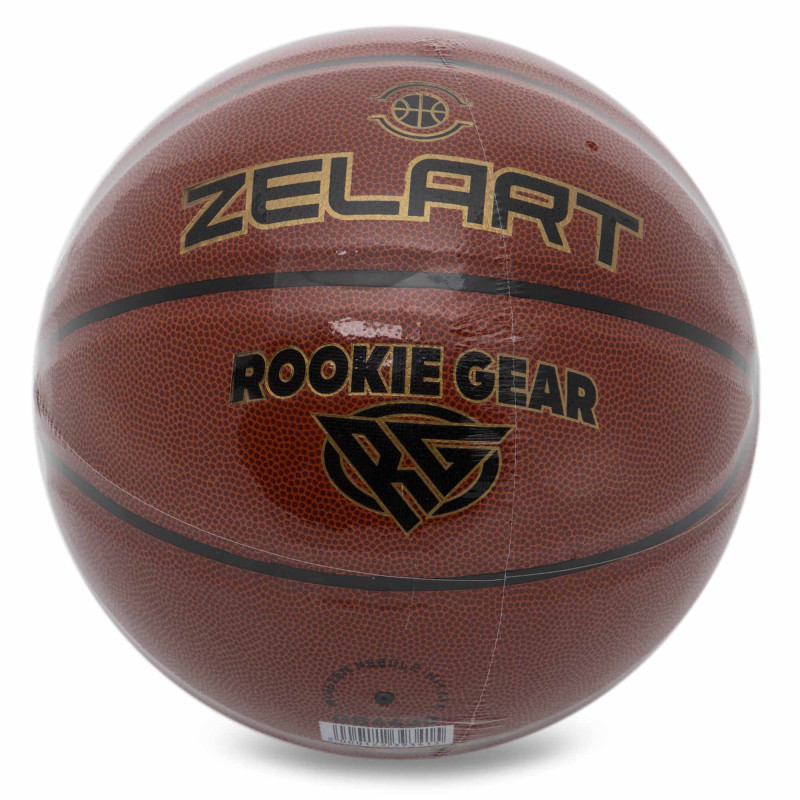 М'яч баскетбольний ZELART ROOKIE GEAR GB4430 розмір 7 коричневий