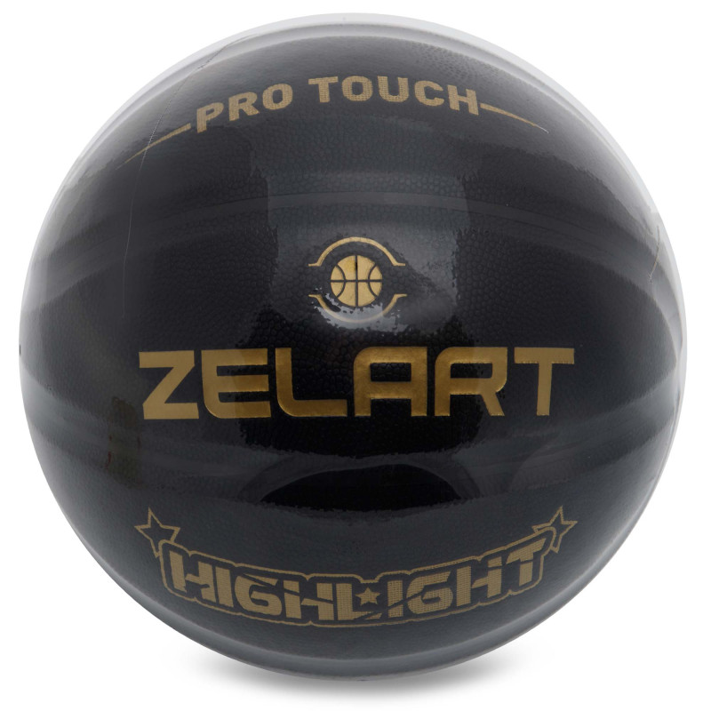 М'яч баскетбольний ZELART HIGHLIGHT GB4720 розмір 7 чорний