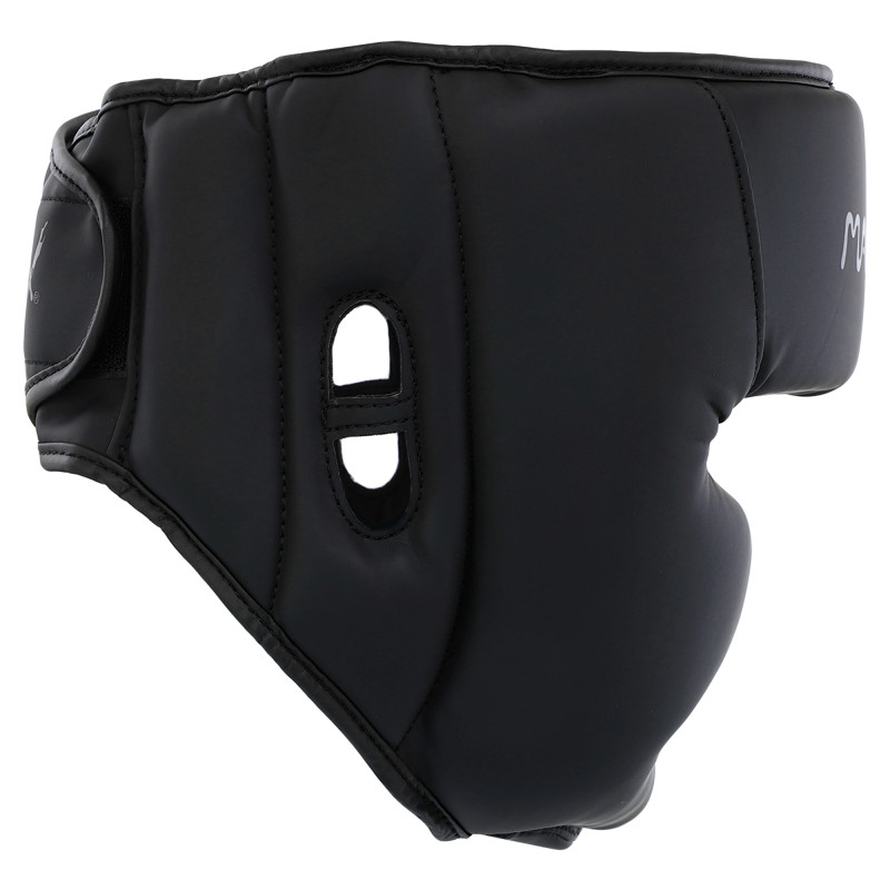 Шолом боксерський з повним захистом та підшоломником PU MAXXMMA GBH03 S-XL чорний