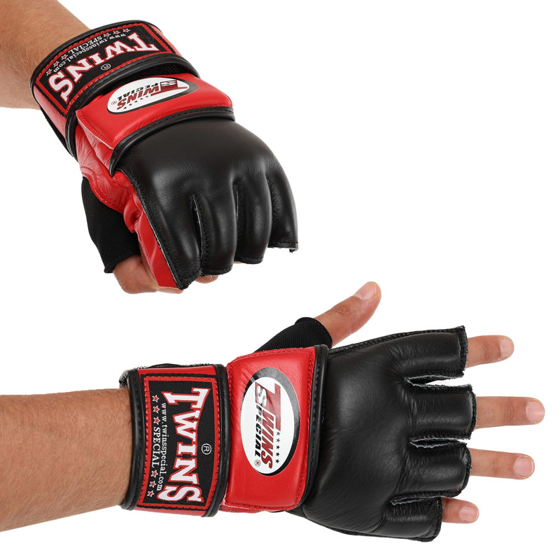 Рукавиці для змішаних єдиноборств MMA TWINS GGL-4 M-XL кольори в асортименті