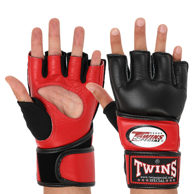 Рукавиці для змішаних єдиноборств MMA TWINS GGL-4 M-XL кольори в асортименті
