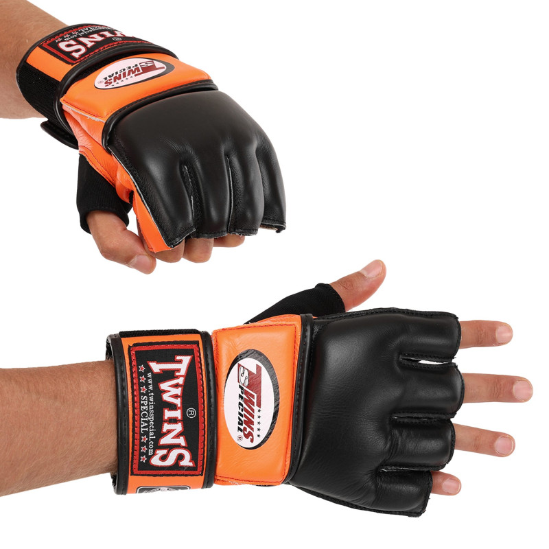 Рукавиці для змішаних єдиноборств MMA TWINS GGL-4 M-XL кольори в асортименті
